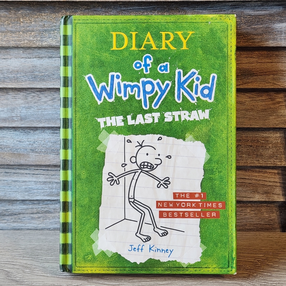 🔥 Diary of A Wimpy Kid #3 The Last Straw Hardback Book
